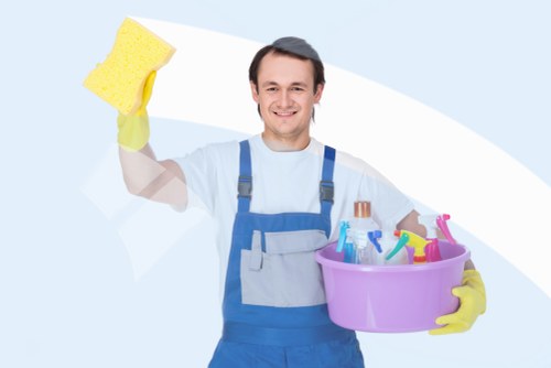 Sustainable carpet cleaning operations with waste separation