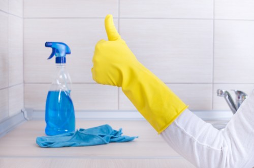 Risk assessment and cleaning preparation for a Chinatown carpet cleaning job